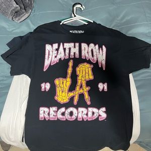 death row records t shirt